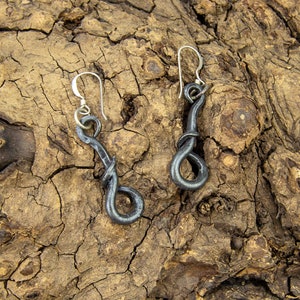 Forged Steel Earrings #3