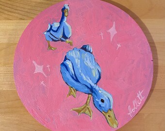 Custom Pet Acrylic Painting: Dog Portrait Art, Pet Memorial