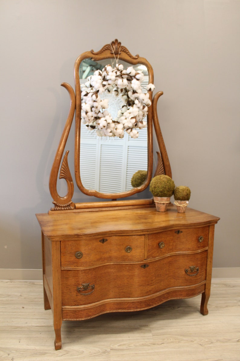 Victorian Style Swan Dresser Etsy