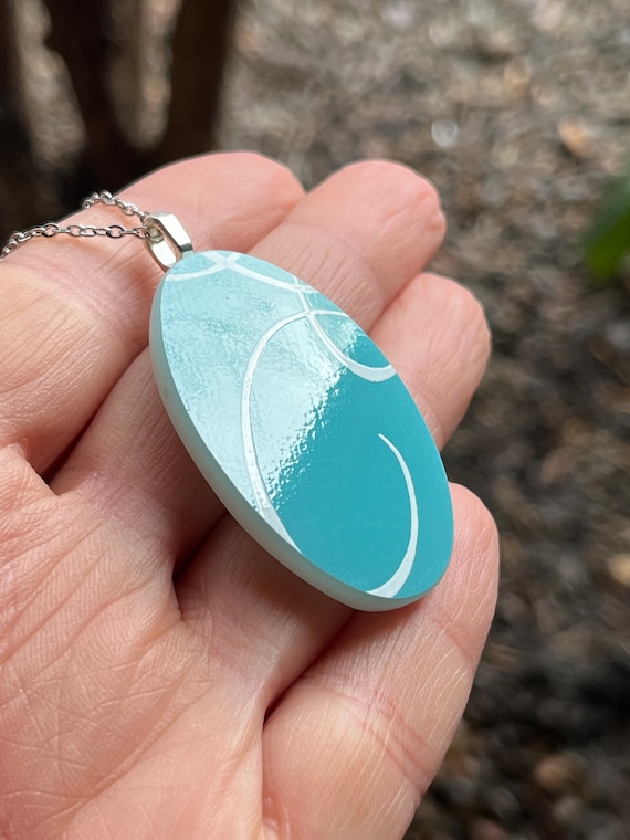 PYREX Turquoise Scroll - image 3