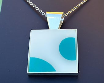 Federal Glass Dots pendant