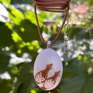 PYREX Early American pendant