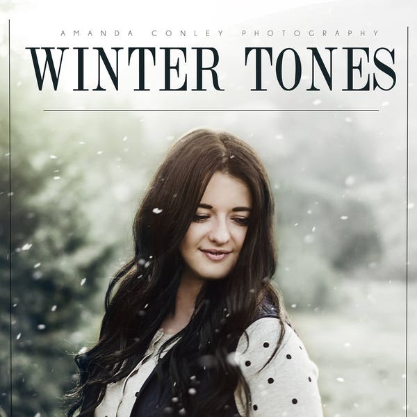 Photoshop Action- Winter Tones | Snow and Ice photoshop action | Winter Photoshop action | Snow Photoshop Action