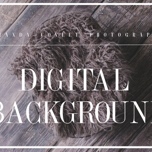 Digital Background- Grey basket flokati