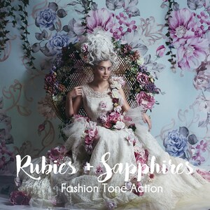 Single Photoshop Action | Rubies + Sapphires | Photoshop | Actions | Fashion Actions | Photoshop Actions