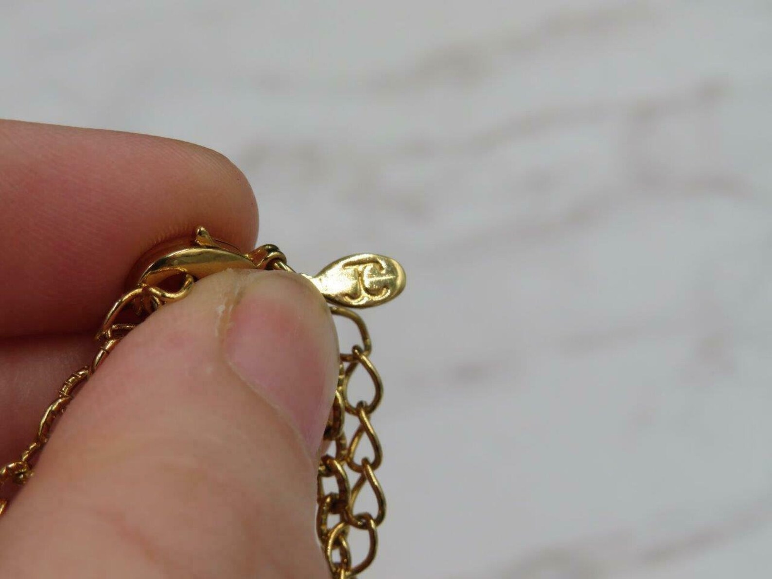 Signed JC Jewelry Concepts Glass and Crystal Station Etsy