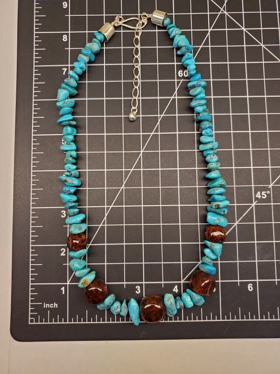 Jay King DTR Turquoise Nugget 925 Sterling Silver Southwest  display picture 2