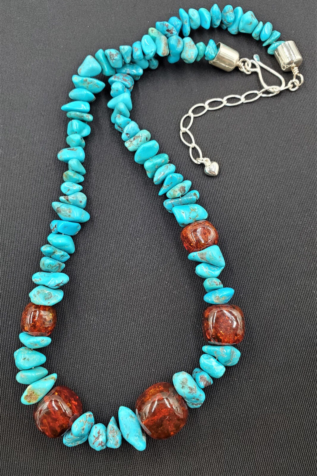 Jay King DTR Turquoise Nugget 925 Sterling Silver Southwest  display picture 1