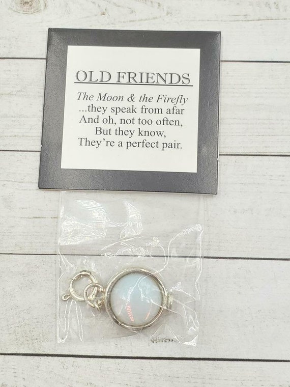 925 Sterling Silver "Old Fiends" Moonstone Firefly