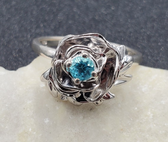 Qvc blue topaz rings deals
