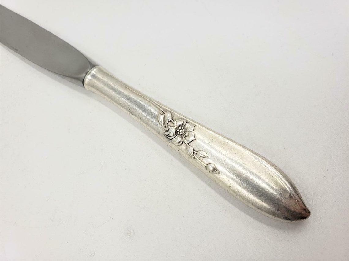Antique Stegor for Gorham Lily Sterling Silver Dinner Knife 9 Etsy