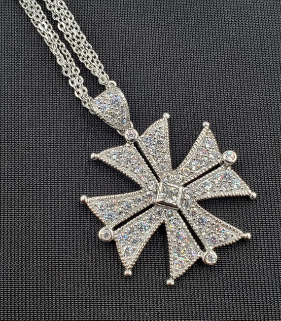 Louis Dell'Olio Sterling Silver Cross Enhancer W/ Box Chain - QVC.com