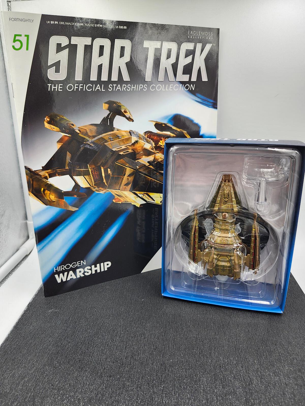 EAGLEMOSS COLLECTIONS STAR Trek No. 51 Hirogen Hunter Warship PAS DE