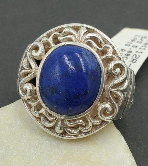 Lapis lazuli cabochon ring clearance