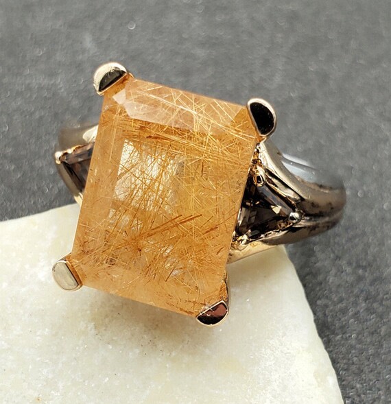 Victoria Wieck Gold Rutilated Quartz Smoky Quartz 