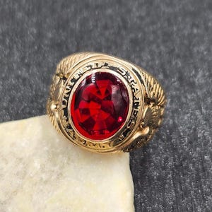 Vintage Army Ring - Etsy