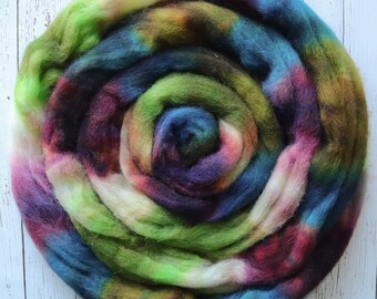 What the Trees Know - Finn Wool - Hand Dyed Wool Roving - Spinning Fiber - Felting Fiber - Combed Top