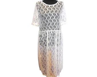 LACE DRESS Set Plus Size Dress Sheer Lace Overlay Maxi Tangerine Spaghetti  Strap Dress Elegant Lace Maxi Dress Full Figure Size 1X Unworn - Etsy