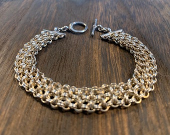 Handcrafted Chain Maille Bracelet
