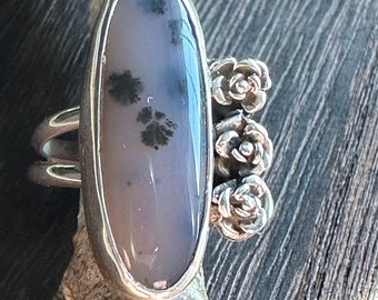 Montana Agate Ring Size 8