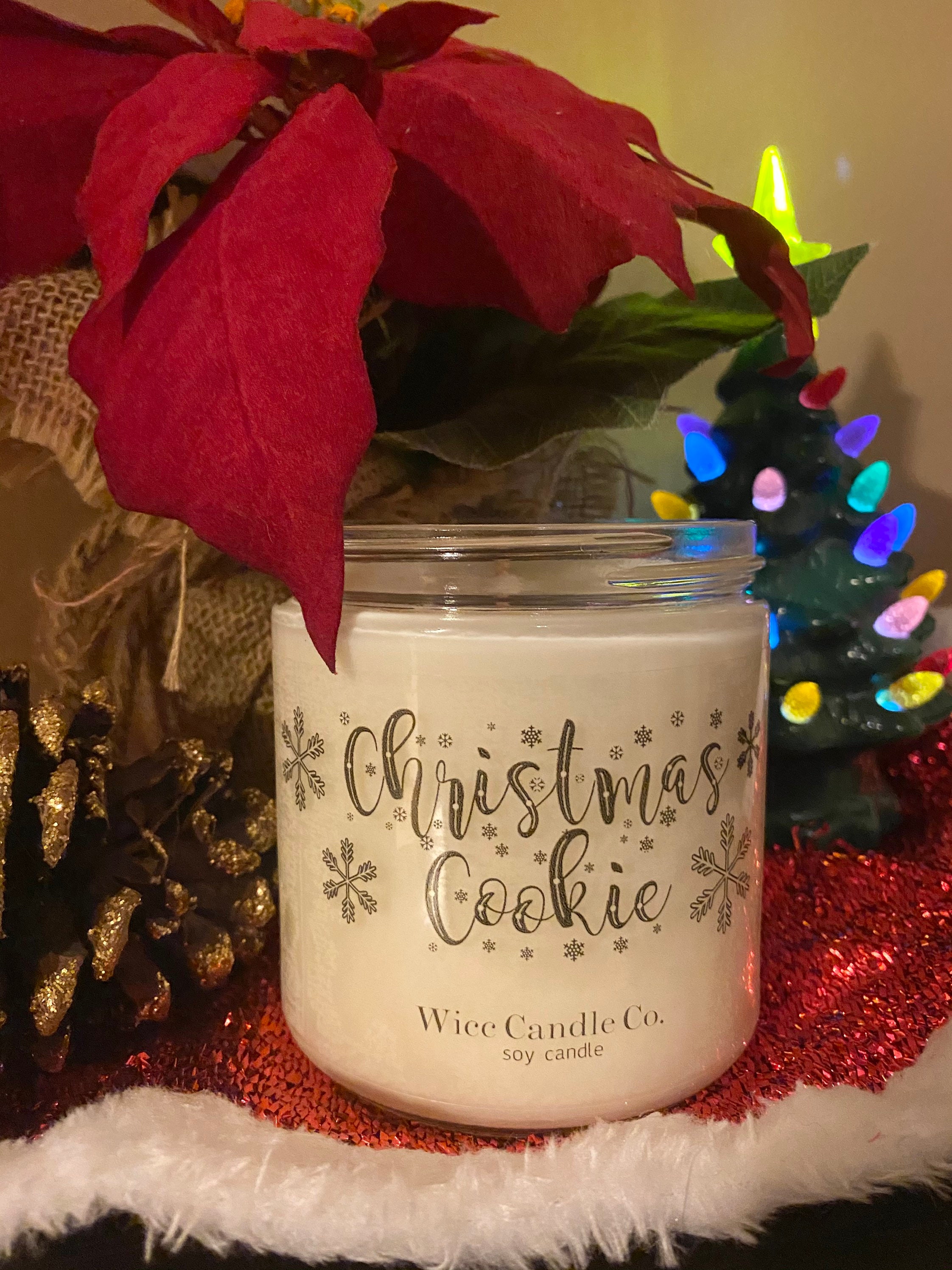 8 oz Holiday Soy Candle Etsy