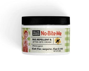 Sallye Ander No Bite Me Bug Off Insect Repellent Deet Free TWO JARS  Made in the USA Fabulous!