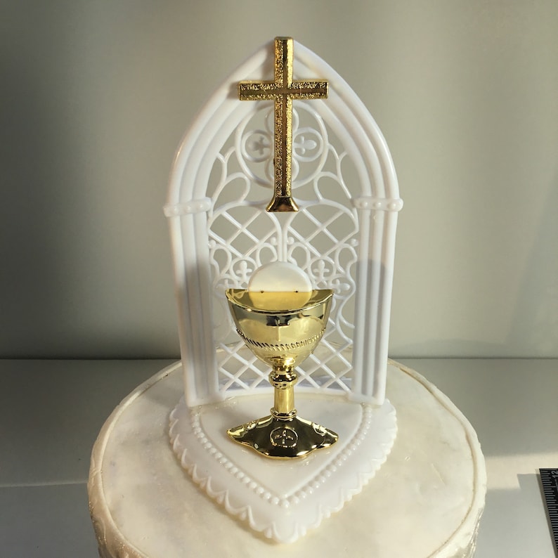 First Communion Topper / First Communion Chalice and HostTopper / First Holy Communion image 5