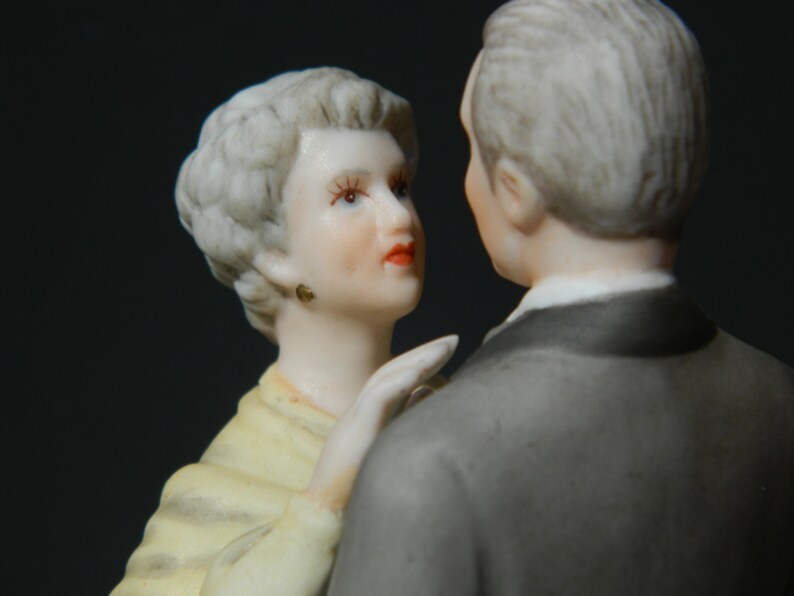 50th Anniversary Topper / 50th Anniversary Couple / Porcelain image 3