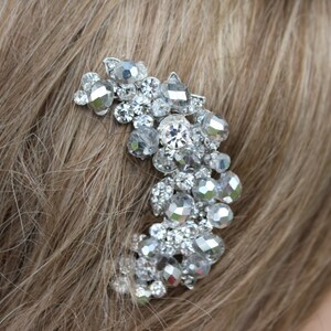 Shabby Chic Flower Bridal Hair Comb image 4