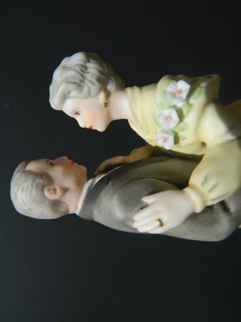 50th Anniversary Topper / 50th Anniversary Couple / Porcelain image 0