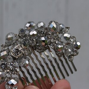 Shabby Chic Flower Bridal Hair Comb image 2