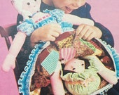 Cinderella Topsy Turvy doll pattern, Vintage Flipover doll pattern, reversible doll pattern, Instant download pdf