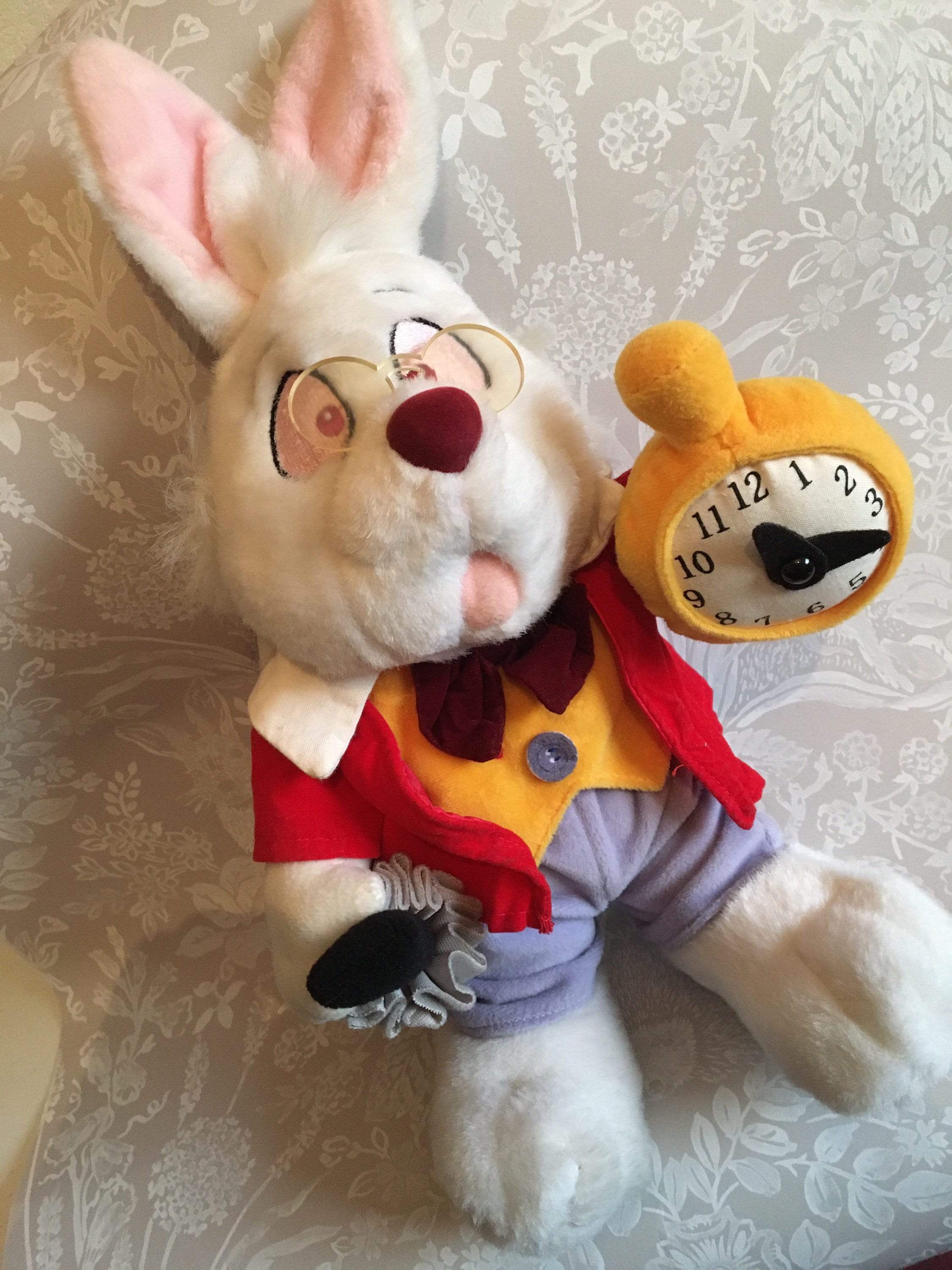 Disney white rabbit plush sales