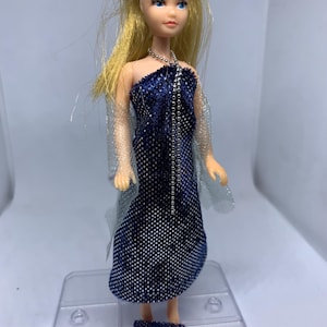Pippa Magic Doll Clothes &#39;Evening in Paris&#39;  Dress, Bag outfit, Dawn, Lulu, Doll outfit