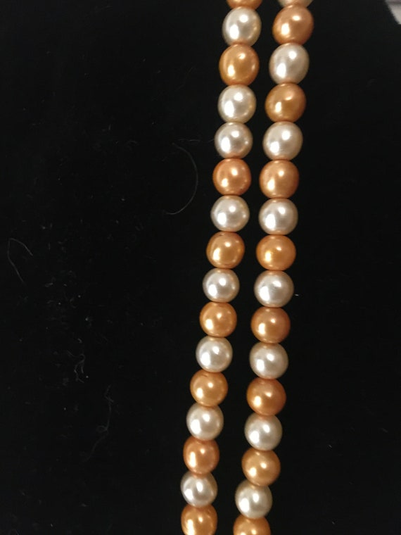 Pearl bead necklace - 54 costume jewellery (fake pearls - not real pearls)