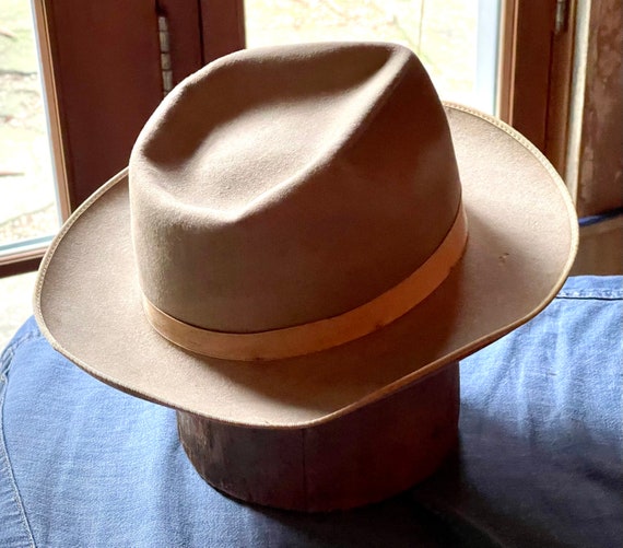 Nice Vintage Open Road Style Beaver Hat 