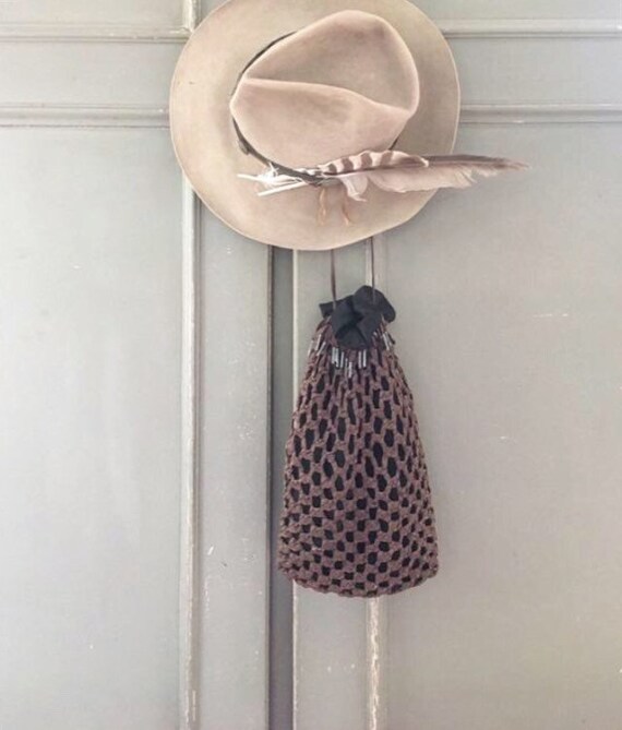 Depression-era/Dustbowl-era purse handmade from sh