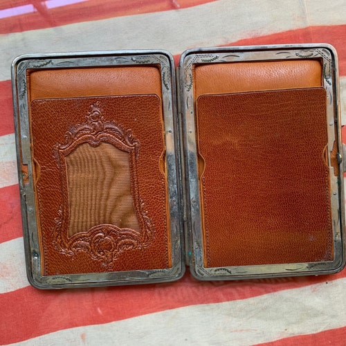 VERY NICE shops Vintage Leather Wallet/Document Holder wallet photograph!
