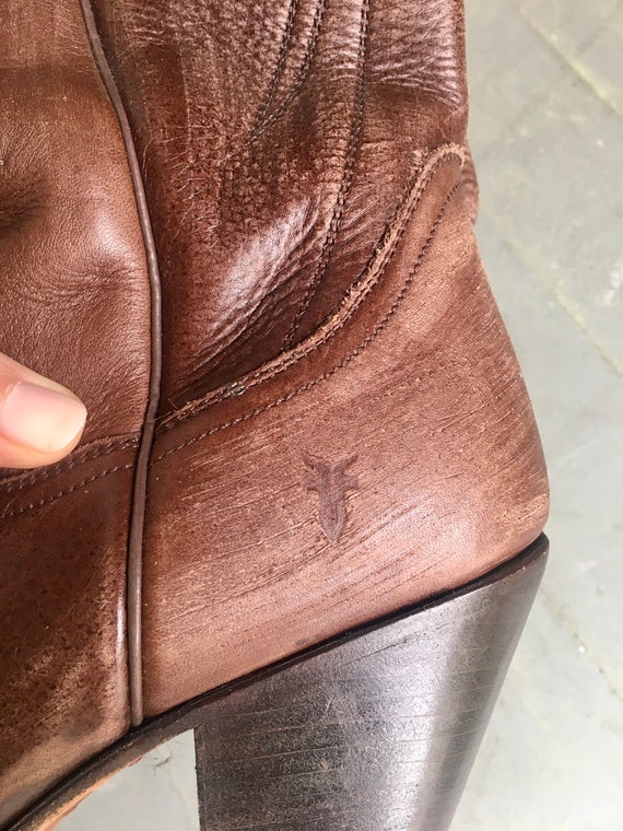 Vintage Frye leather cowboy boots / women’s size … - image 6