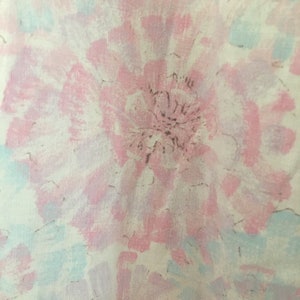 Vintage 1930s-1940s soft cotton handmade pale pink floral housedress sundress shift dress dustbowl era dress image 6