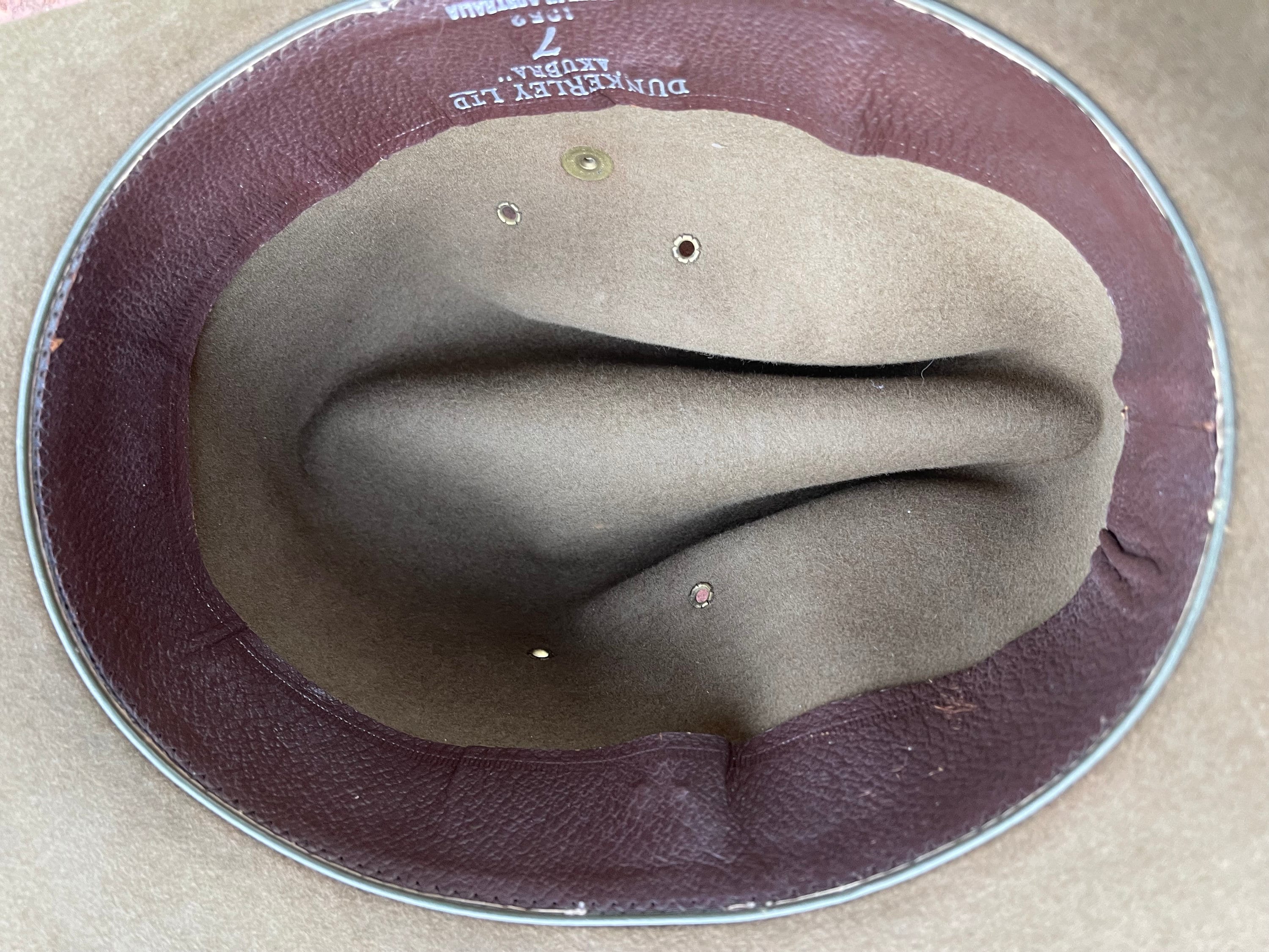 ヴィンテージ　AKUBRA カウボーイハット　オーストラリア　58㎝ ヴィンテージ AKUBRA カウボーイハット オーストラリア 58