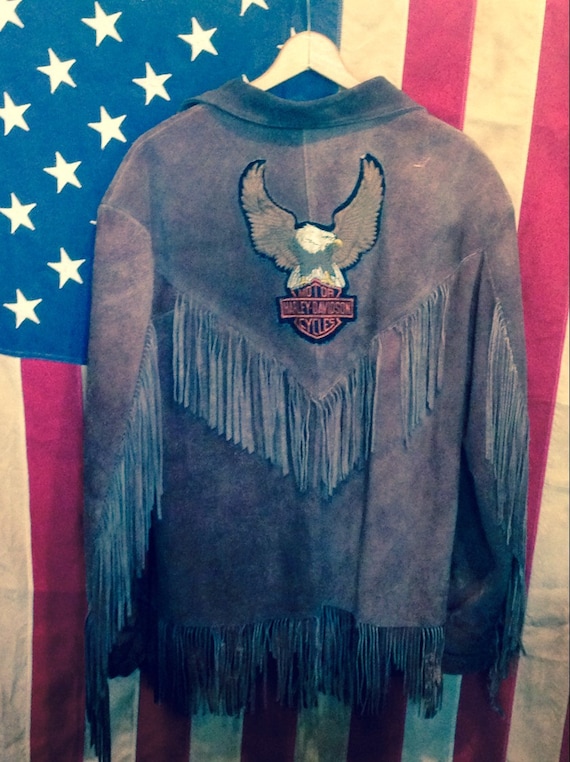 1960s Harley Suede Fringe Jacket