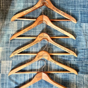 ビンテージ ハンガー アメリカ 木製 ホテルSTATLER HOTELS ビンテージ ハンガー アメリカ 木製 ホテルSTATLER HOTELS最