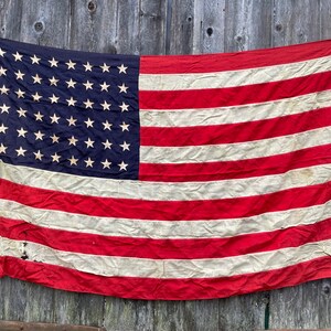Vintage 48 Star Us Flag - Etsy Vintage 48 Star Us Flag - Etsy