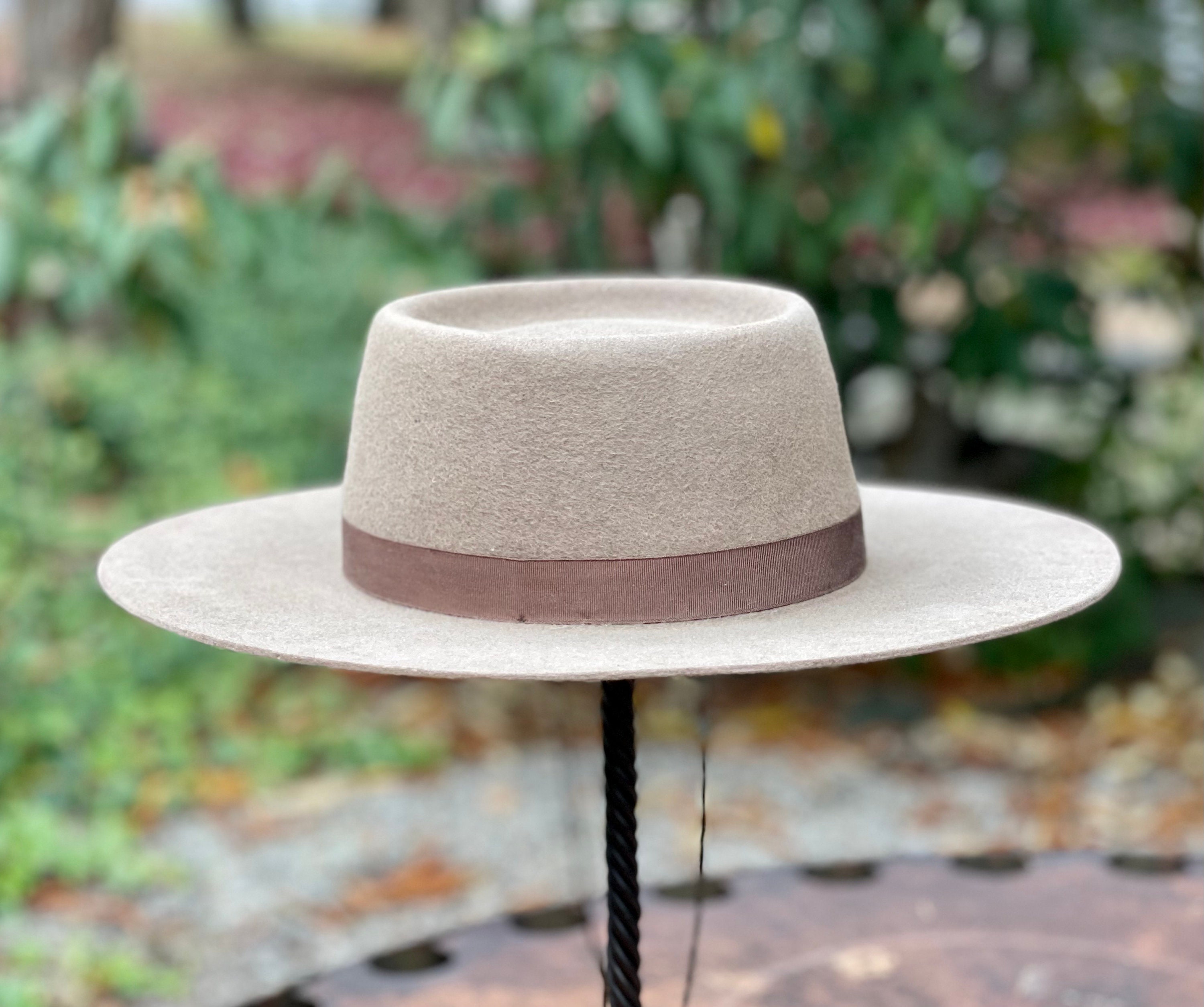 Beautiful Vintage Brown Western Felt Hat Very Good Vintage 