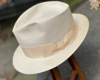 Braid Straw Short Brim Jazz Cap Trilby Beach Sun Hat Xiang Ru Panama Fedora Hats for Men Women 
