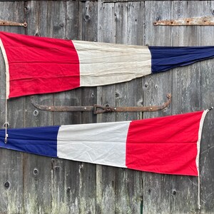 1940s Vintage American Navy Signal Flags Wool 6x2 Yachting Flag CHOICE ...