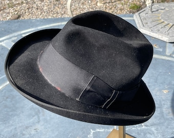 Beautiful Borsalino Fedora Black Hat Grand Prix Paris 1900 Beautiful Borsalino Fedora Black Hat Grand Prix Paris 1900