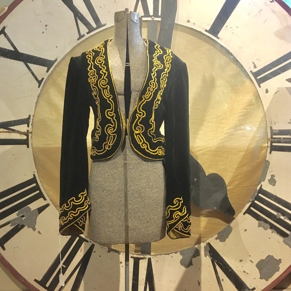 Vintage Theater Piece - Velvet Bolero