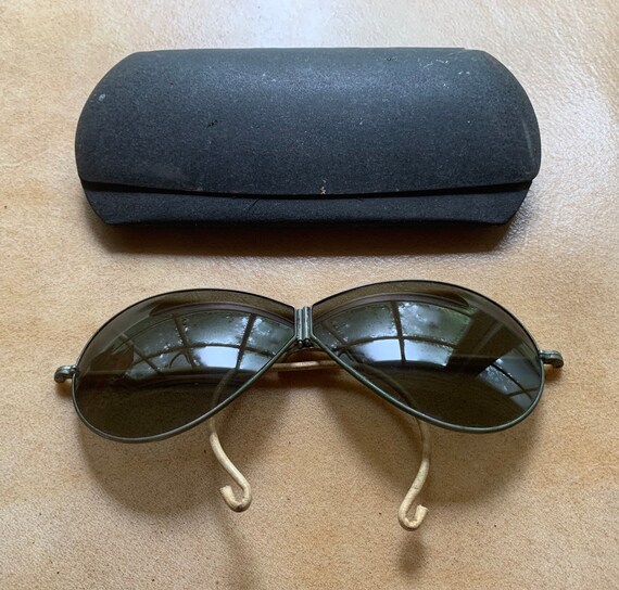 Antique driving sunglasses with original case - Gem